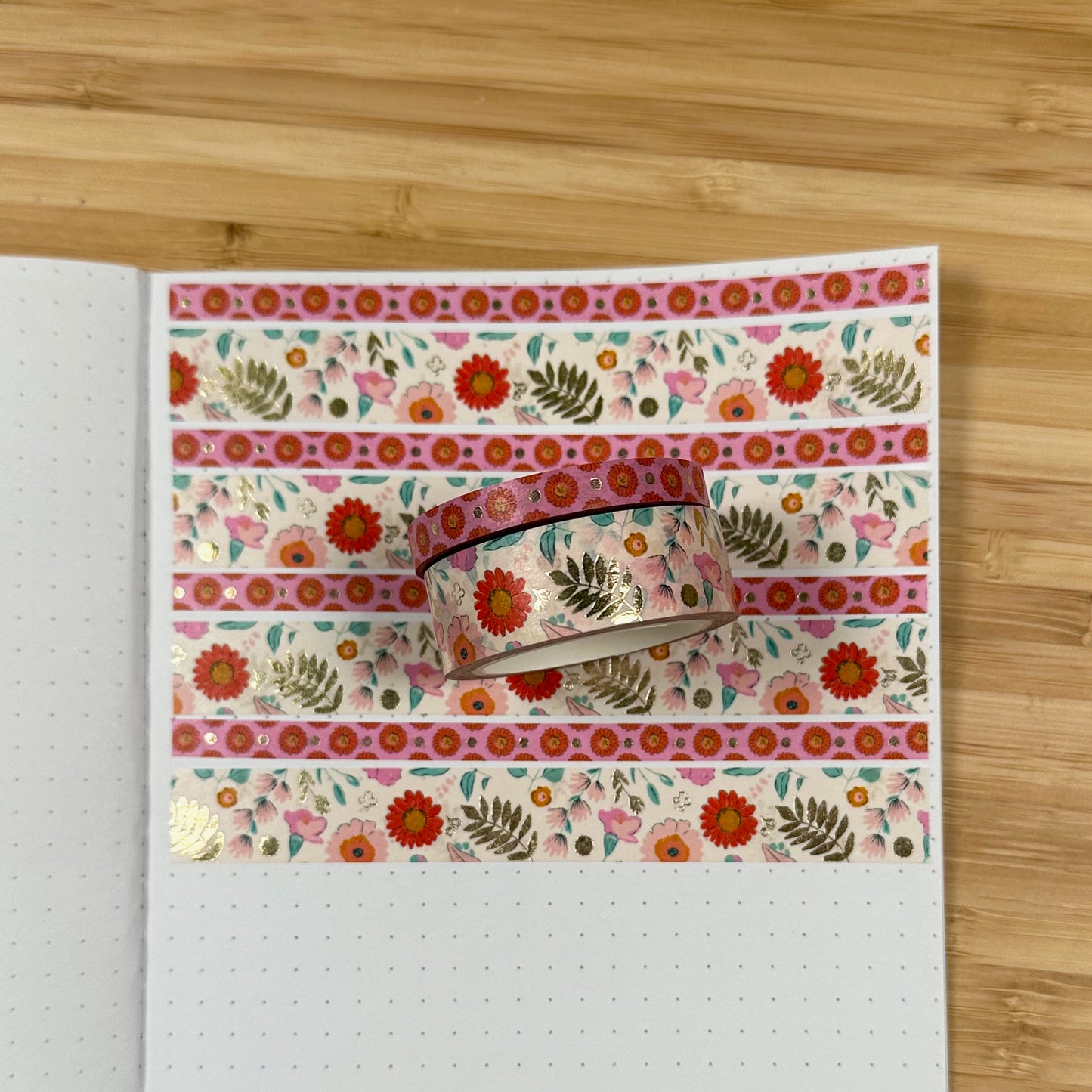 KIT-179 || SUMMER SUN light gold foiled washi tape