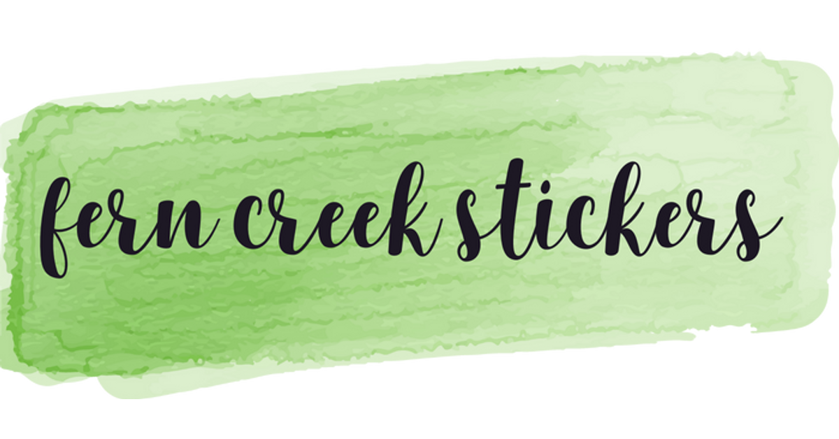 8.5x11 Erin Condren – Fern Creek Stickers