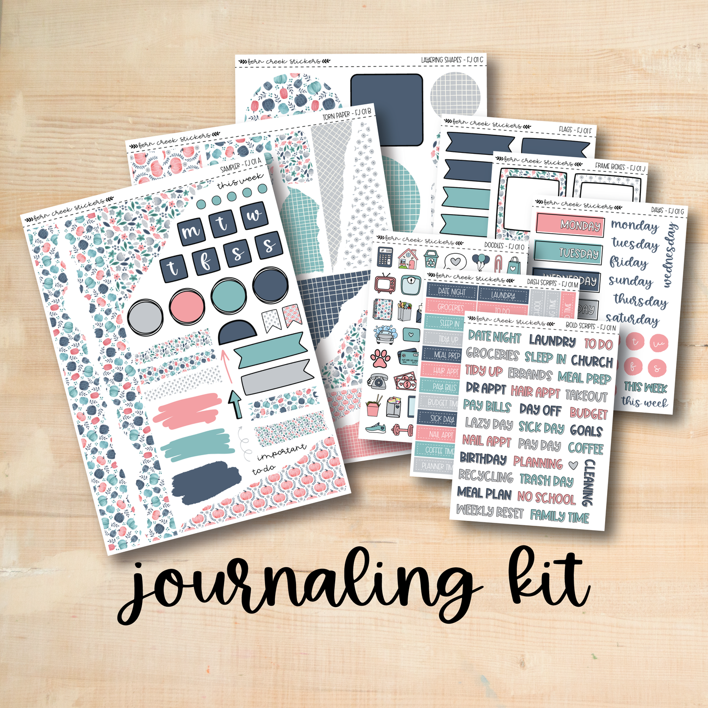 FJ01 || PUMPKIN PATCH Fall Journaling Kit