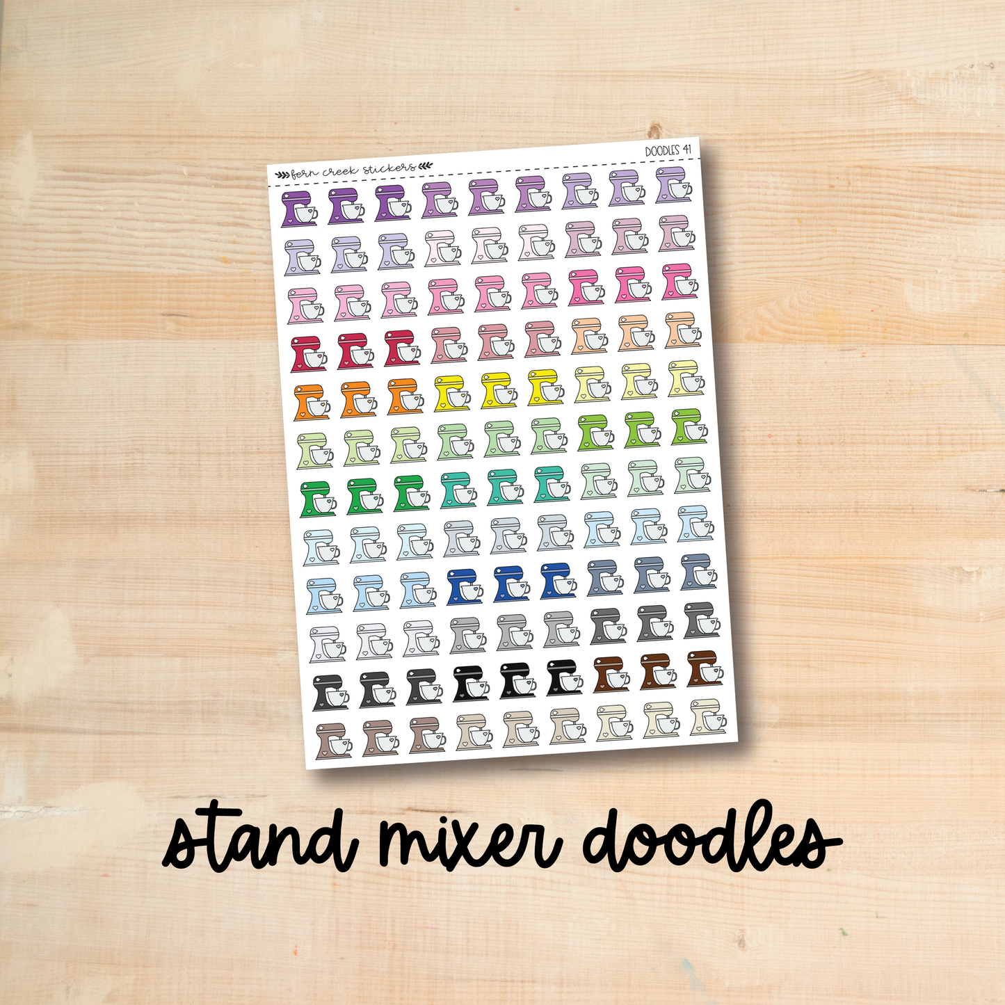 DOODLES-41 || STAND MIXER doodles
