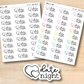S-F-13 || DATE NIGHT doodle script stickers