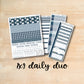 7x9 Daily Duo 197 || WINTER FARMHOUSE 7x9 Daily Duo Kit