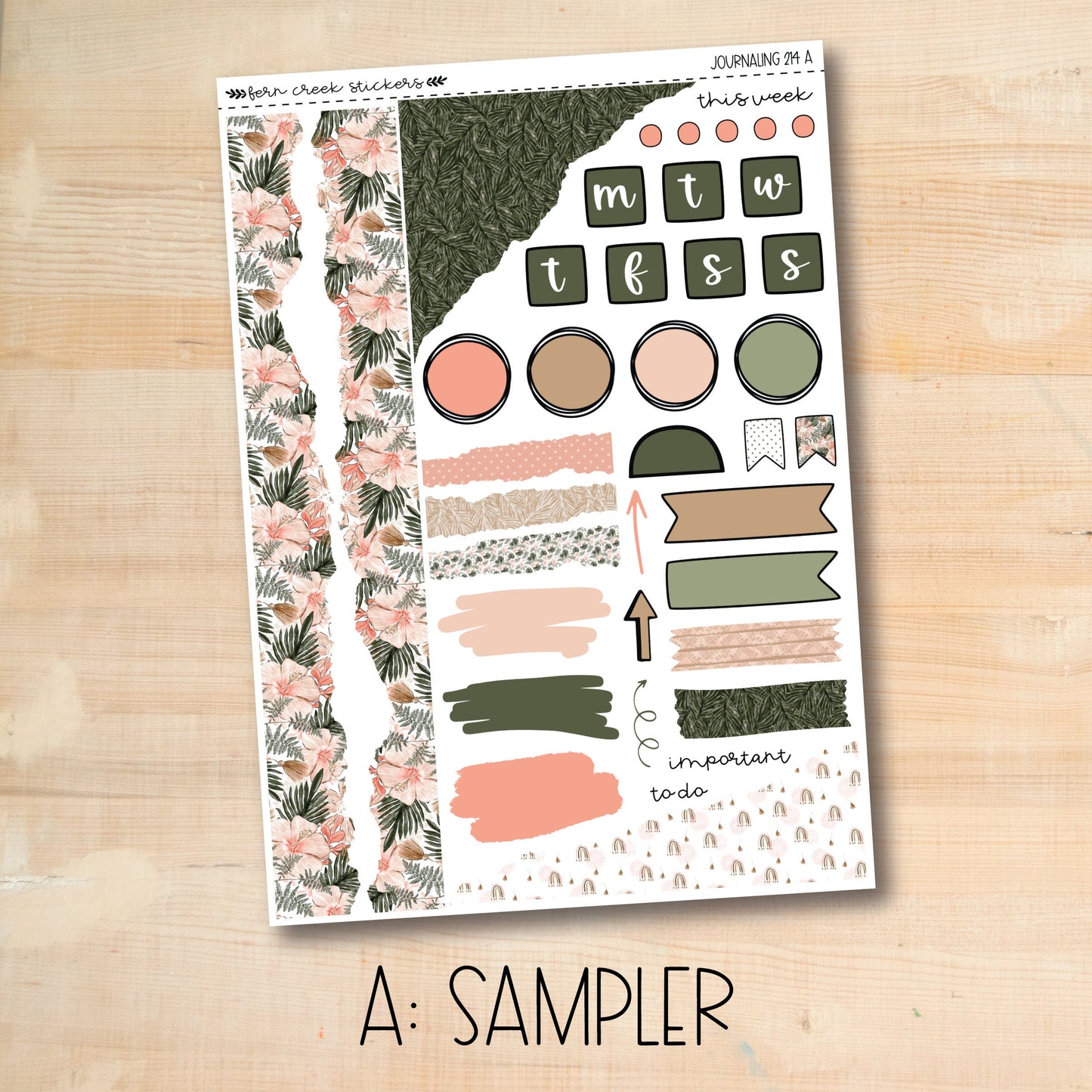 a sample of a sticker sheet for a planner
