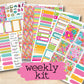 KIT-218 || NEON GARDEN weekly planner kit for Erin Condren, Plum Paper, MakseLife and more!