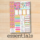 KIT-218 || NEON GARDEN weekly planner kit for Erin Condren, Plum Paper, MakseLife and more!