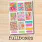 KIT-218 || NEON GARDEN weekly planner kit for Erin Condren, Plum Paper, MakseLife and more!