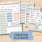 a variety of stickers with the words reading stickers