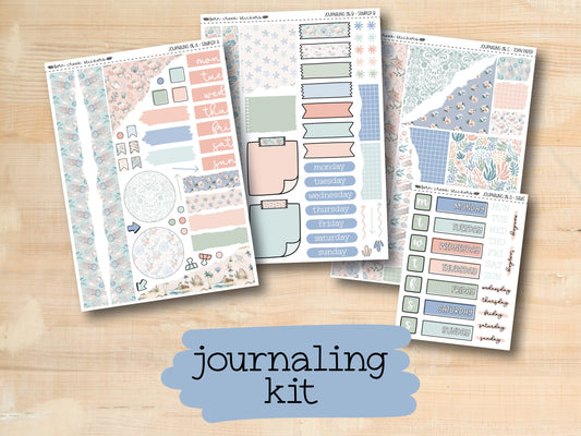a collection of planner stickers with the text journaling kit