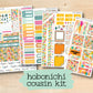 the hobonich cousin kit includes a variety of stickers