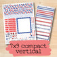 a pair of patriotic stickers with the text 7x9 compact vertical