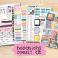 the hobonich cousin kit includes a variety of stickers