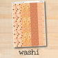 a picture of a wooden surface with the words washi on it