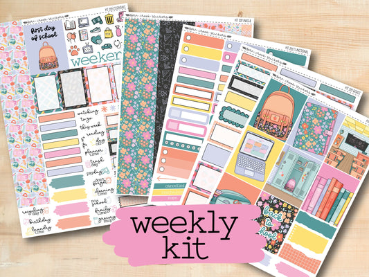 a variety of planner stickers with the text weekly kit