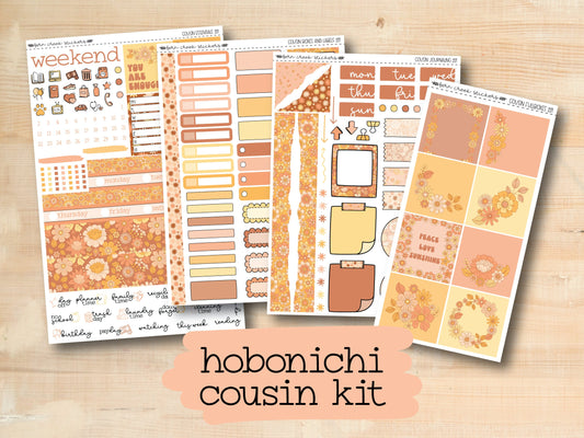 the hobonich cousin kit includes a variety of stickers