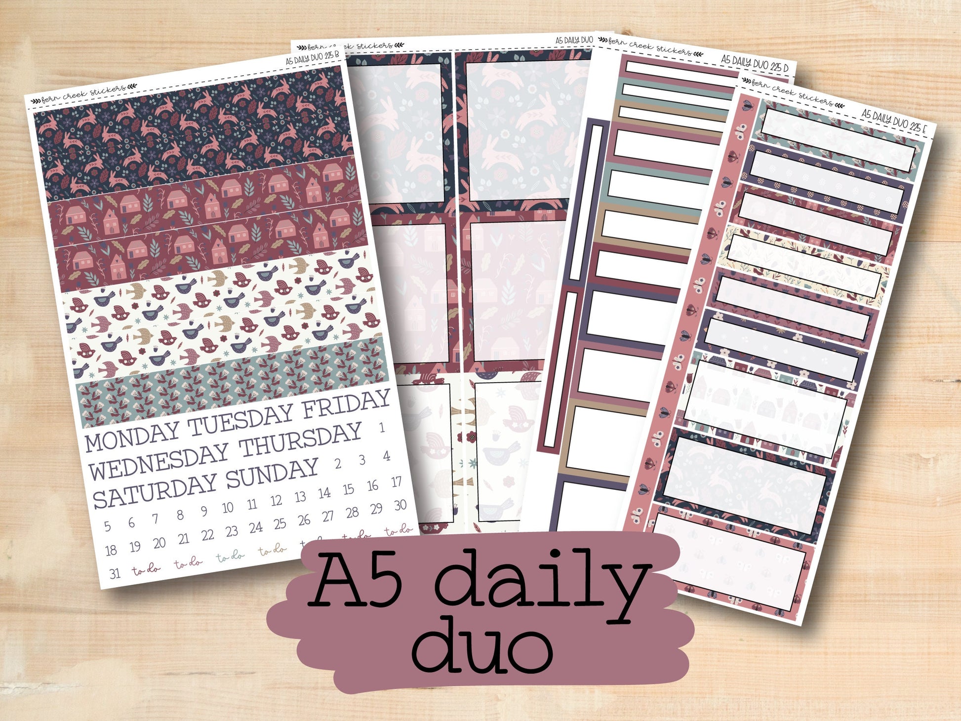 a5 daily planner stickers for the happy planner