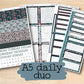 a5 daily planner stickers for the month of the week