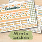 a5 printable planner stickers for the month of november