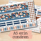 a set of stickers with the words, a5 ern, and a