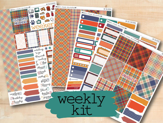 the weekly kit includes a variety of stickers