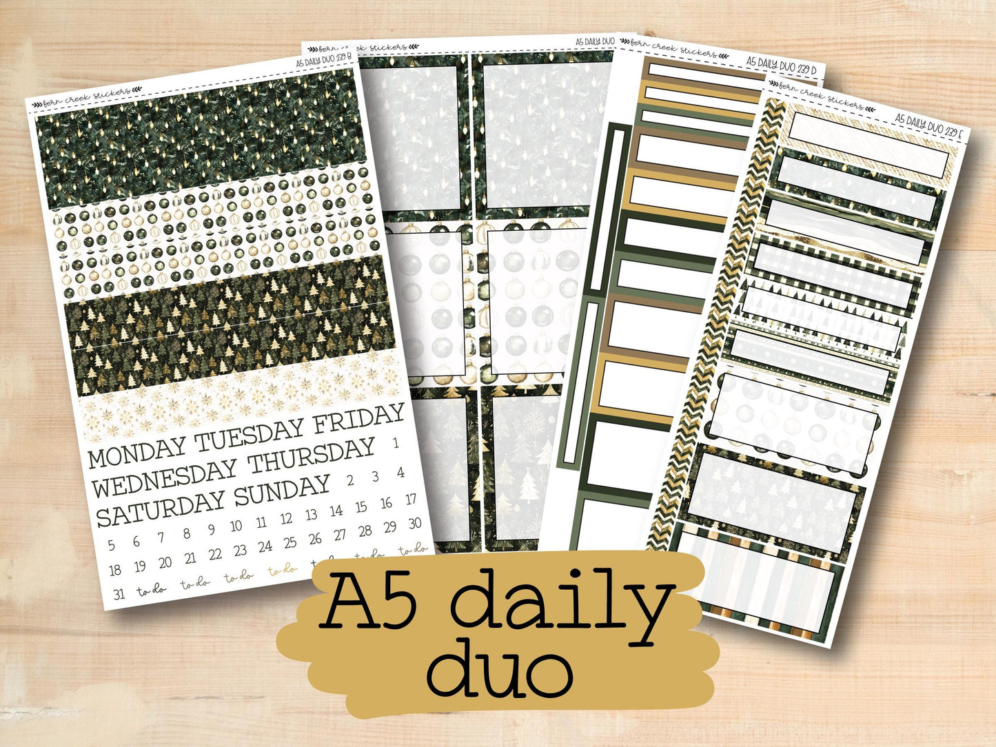 a5 daily planner stickers