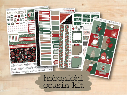 the hobonich cousin kit includes a variety of stickers