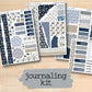 a group of stickers with the text journaling kit