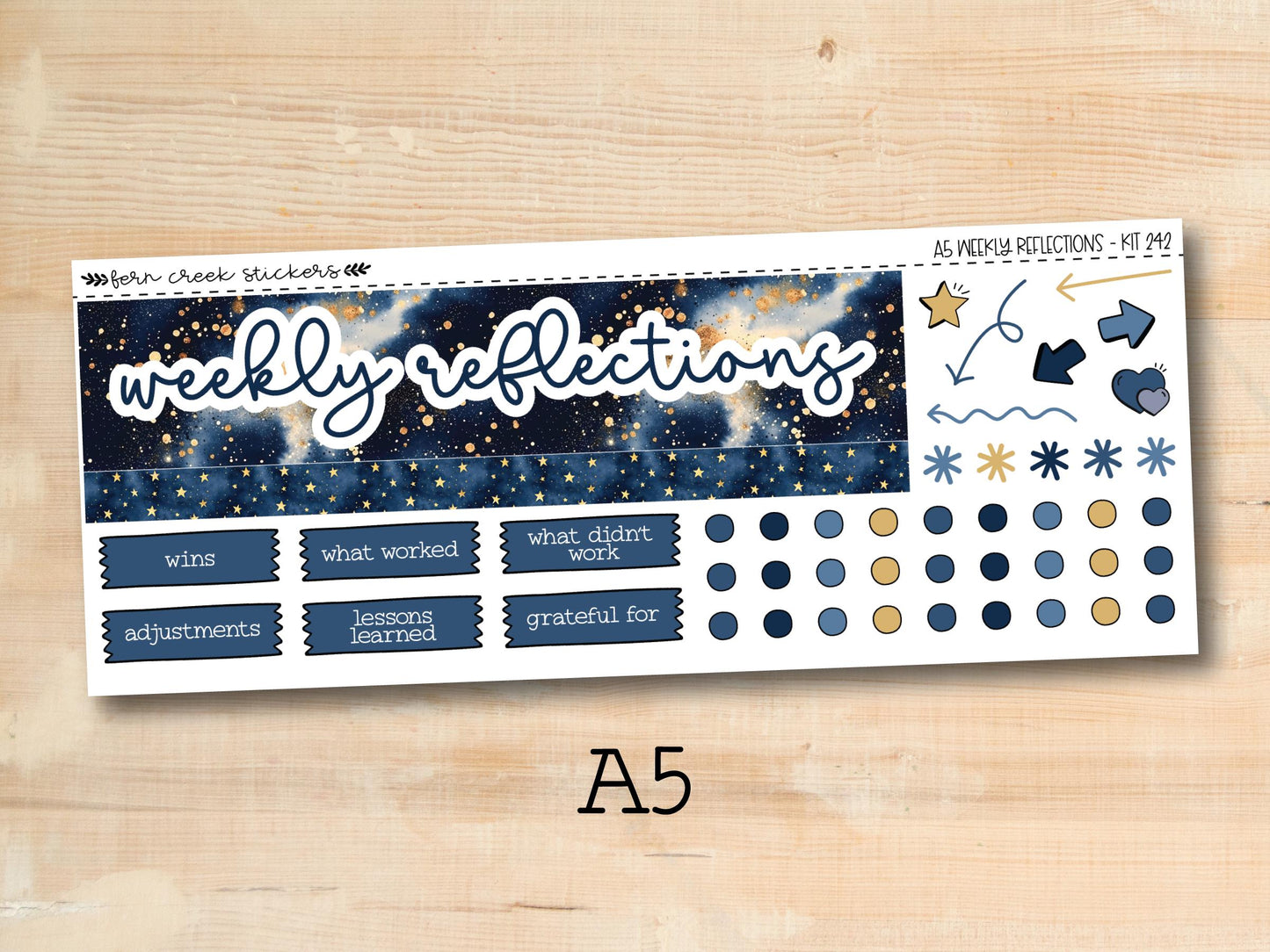 a sticker sheet with a space theme on it