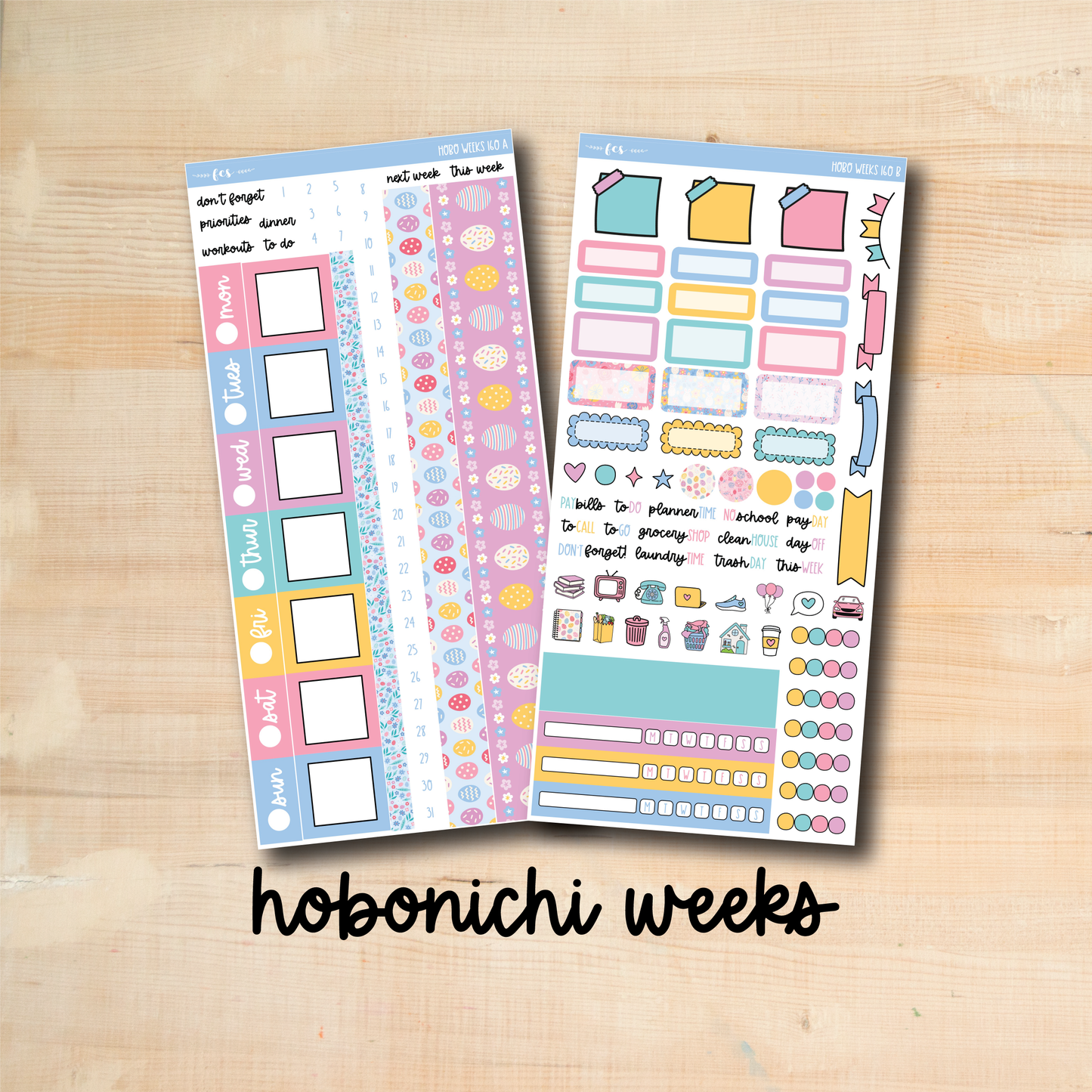 HW 160 || EGG HUNT Hobonichi Weeks Kit