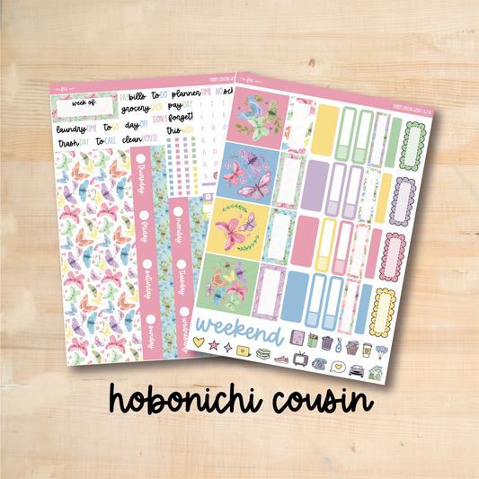 HC Weekly 162 || FLUTTERBYE Hobonichi Cousin Weekly Kit