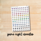 DOODLES-37 || GAME NIGHT doodle planner stickers
