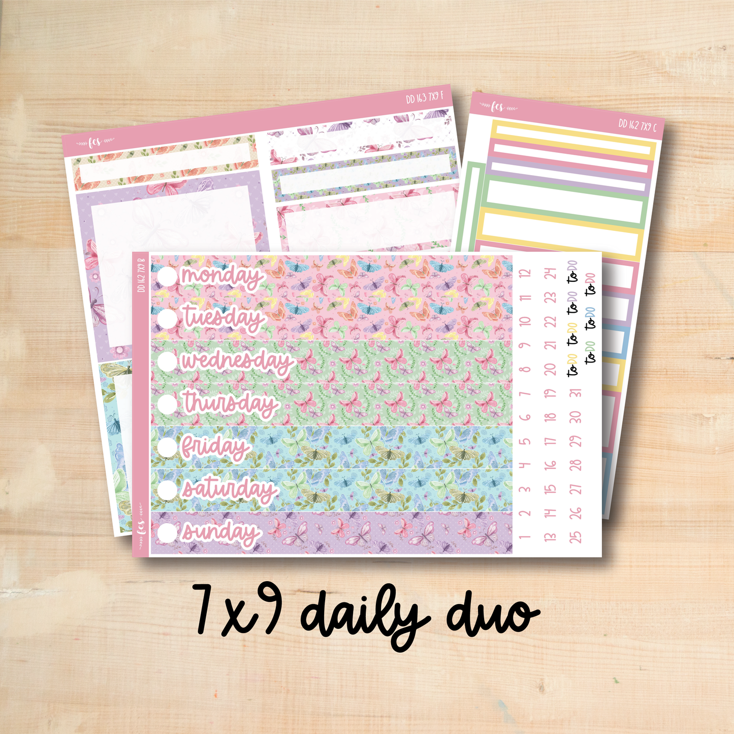 7x9 Daily Duo 162 || FLUTTERBYE 7x9 Daily Duo Kit
