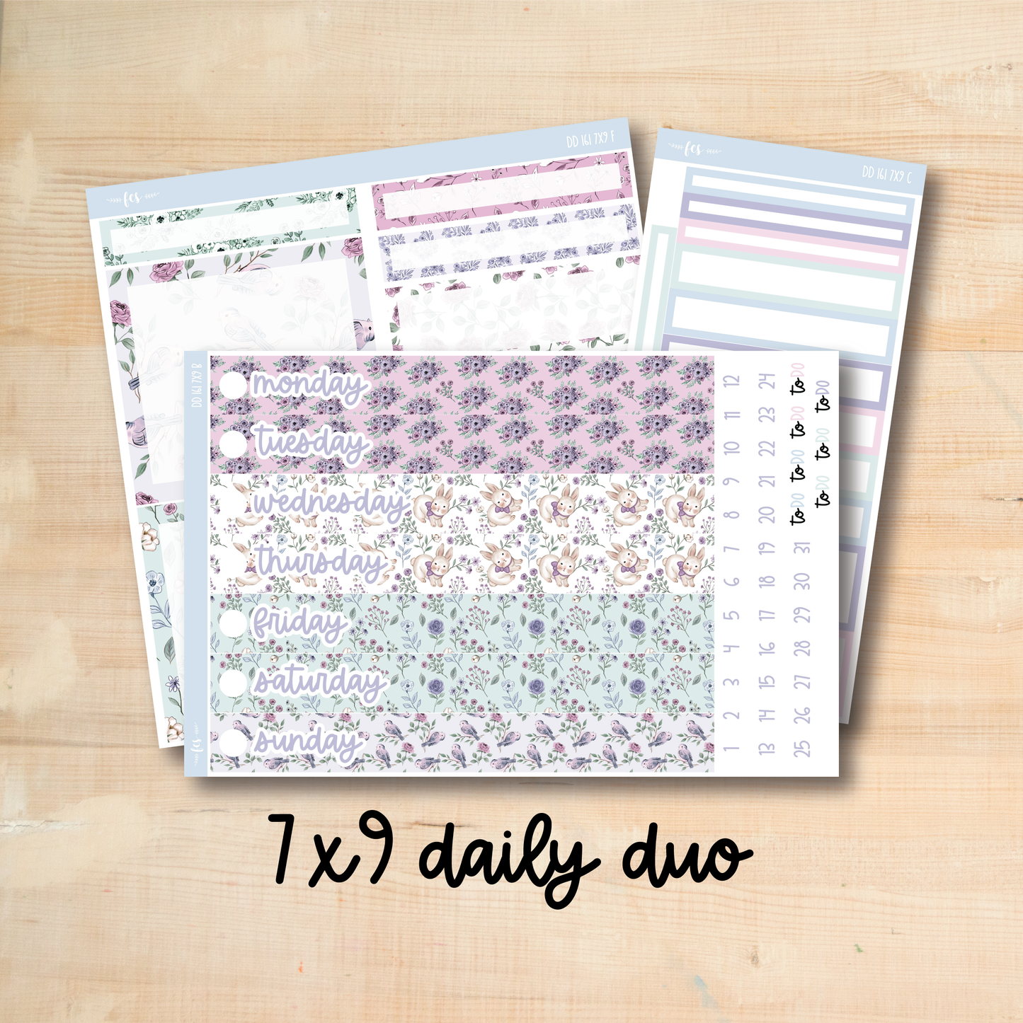7x9 Daily Duo 161 || COTTAGE GARDEN 7x9 Daily Duo Kit