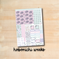 HW-APR161 || COTTAGE GARDEN February Hobonichi Weeks monthly kit