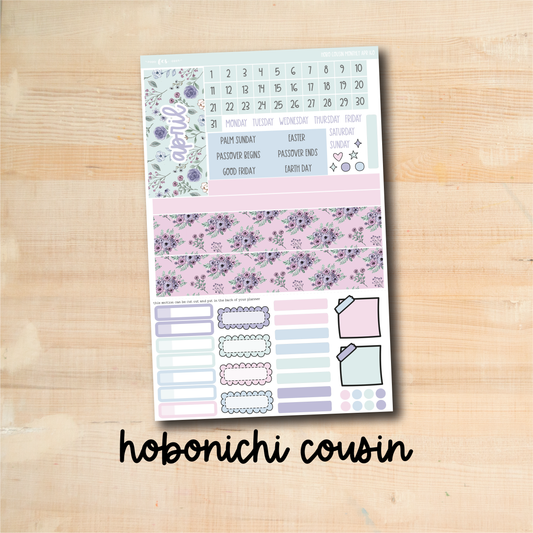 HC-APR161 || COTTAGE GARDEN April Hobonichi Cousin monthly kit