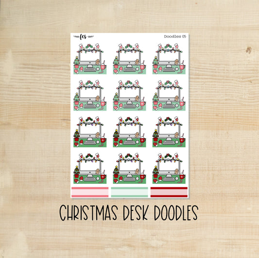 DOODLES-05 || CHRISTMAS DESK doodles