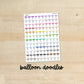 DOODLES-18 || BALLOON doodle planner stickers