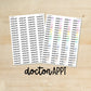 S-A-26 || DOCTOR APPOINTMENT script stickers