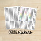 S-A-23 || ORDER STICKERS script stickers