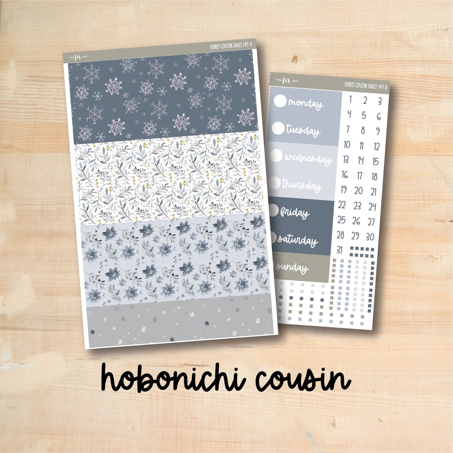 HC Daily 149 || WINTER DAYS Hobonichi Cousin Daily Kit