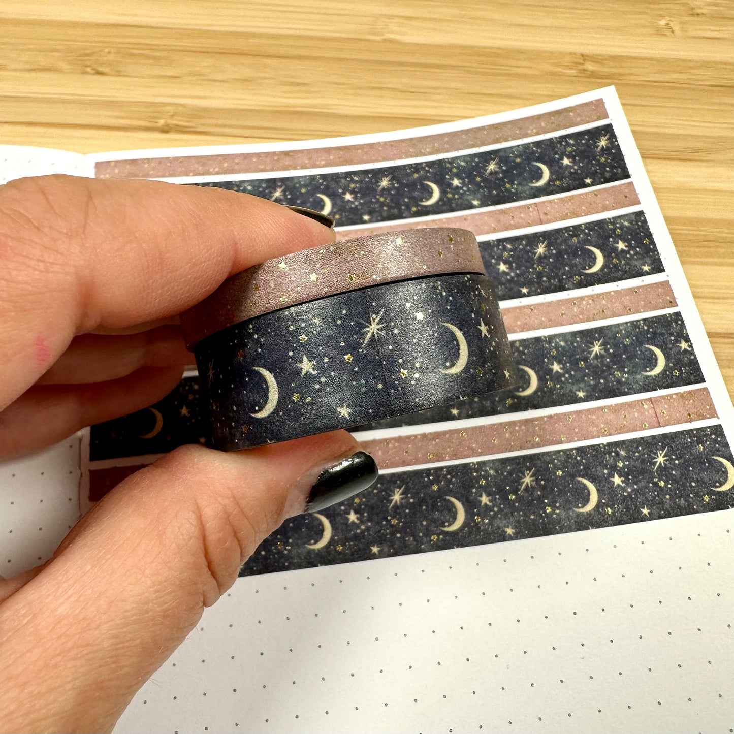 KIT-148 || NEW YEAR gold foiled washi tape