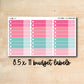 BUDGET-153 || MY VALENTINE 8.5x11 budget labels