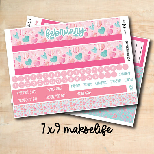 7X9 ML-FEB153 || MY VALENTINE 7x9 MakseLife February Monthly Kit