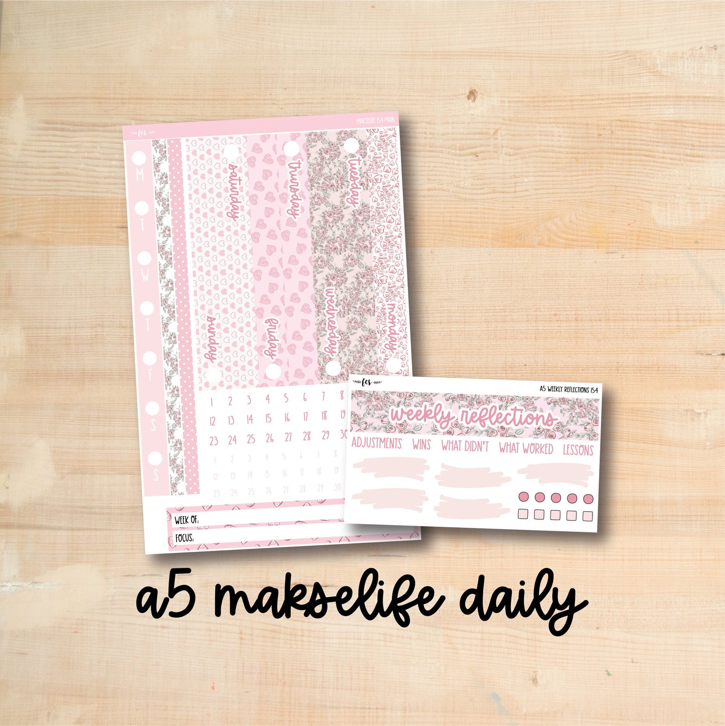 ML Daily 154 || PINK LOVE A5 MakseLife Daily Kit