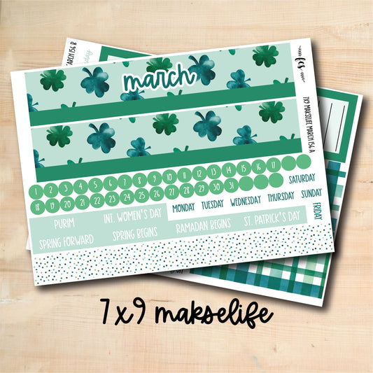 7X9 ML-MAR156 || LUCKY 7x9 MakseLife March Monthly Kit