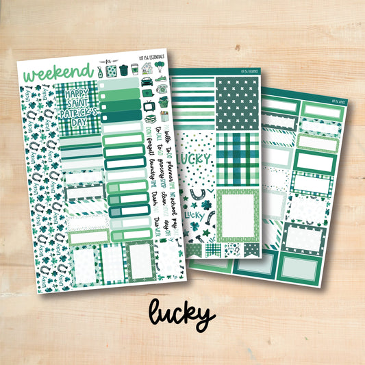 KIT-156 || LUCKY weekly planner kit for Erin Condren, Plum Paper, MakseLife and more!