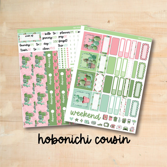 HC Weekly 159 || CUTE CACTI Hobonichi Cousin Weekly Kit
