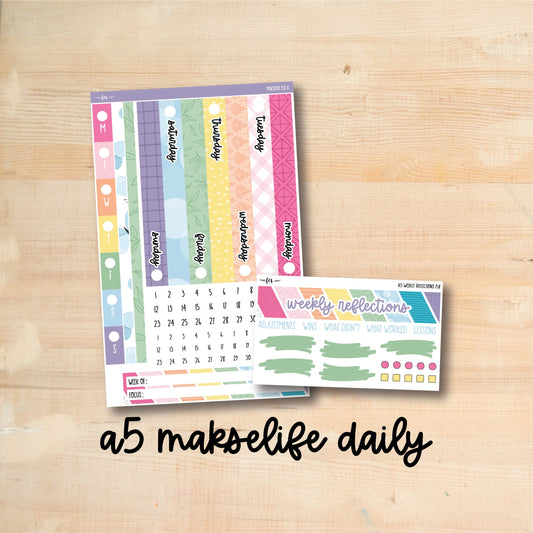 ML Daily 158 || SPRING RAINBOW A5 MakseLife Daily Kit