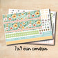 EC 7x9 MAR157 || SPRING FLOWERS March 7x9 Erin Condren monthly planner kit