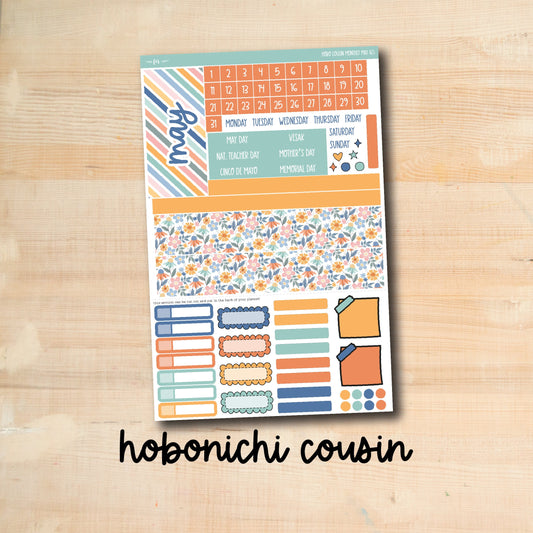 HC-MAY165 || BEAUTIFUL DAY May Hobonichi Cousin monthly kit