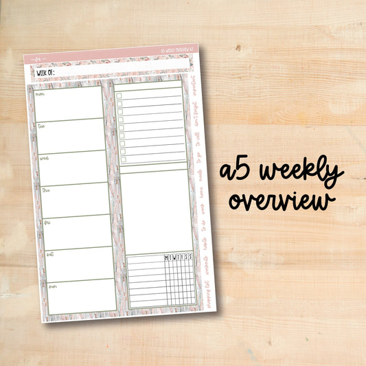 A5-WO 167 || PLANNER LIFE A5 Daily Duo Erin Condren Weekly Overview